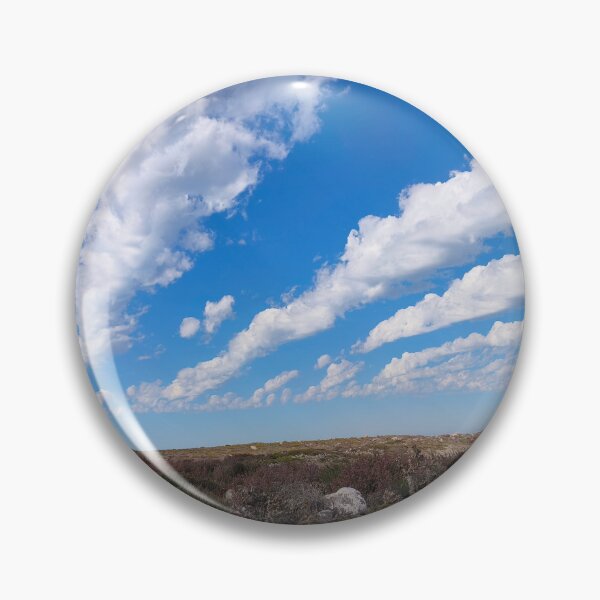 Item preview, Streaky Clouds Over Coastal Fynbos and White Cottage designed and sold by hanlahav.