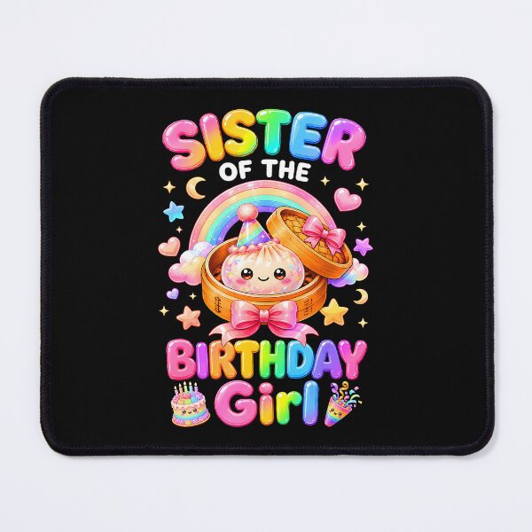 Item preview, Sister Of The Birthday Girl Kawaii Dumpling Squishy Family designed and sold by PAROSSA.