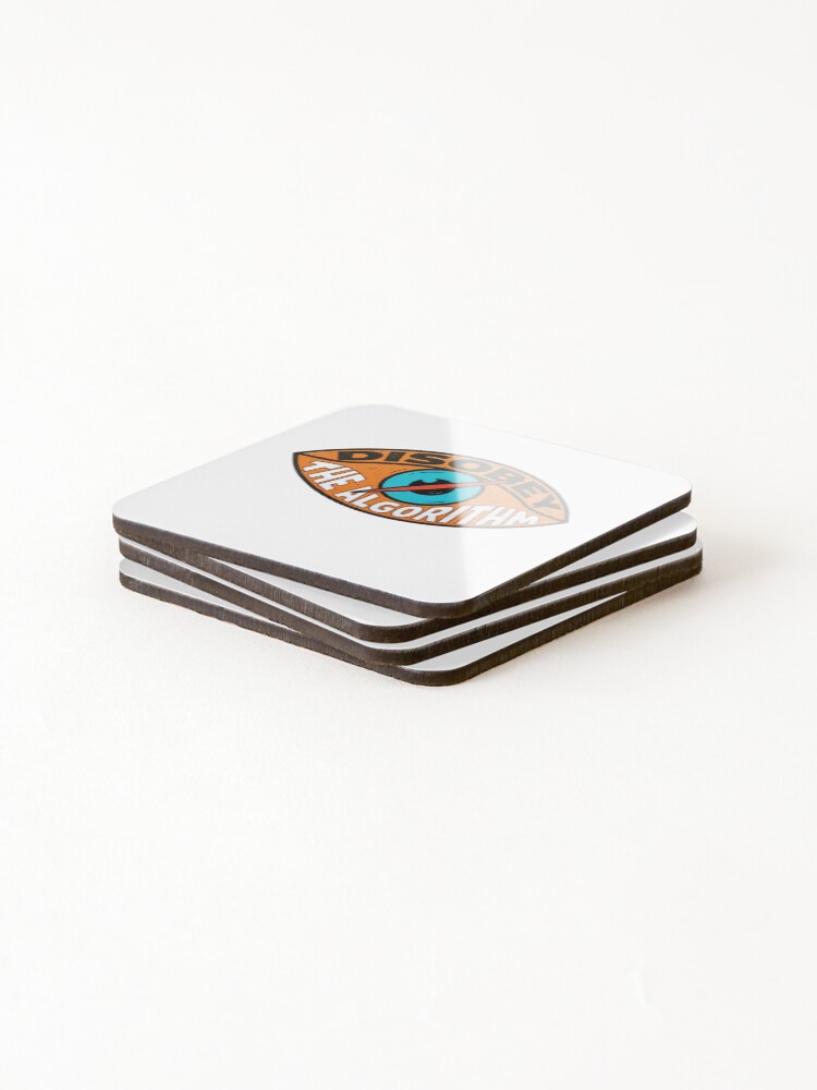 Thumbnail 4 of 5, Coasters (Set of 4), Disobey Algorithm designed and sold by anuggra.