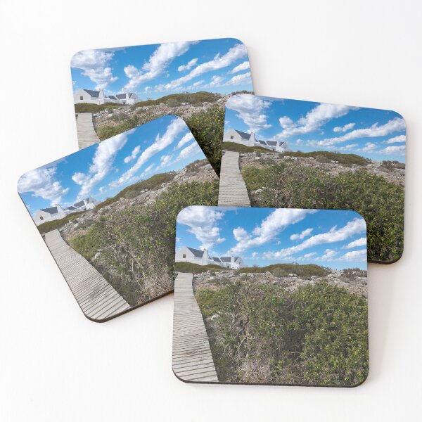 Item preview, Paseo marítimo a través de la vegetación autóctona bajo un cielo de nubes alargadas designed and sold by hanlahav.