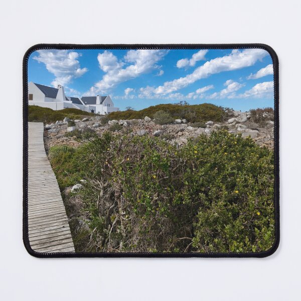 Item preview, Boardwalk Through Fynbos Under Streaky Cloud Sky designed and sold by hanlahav.