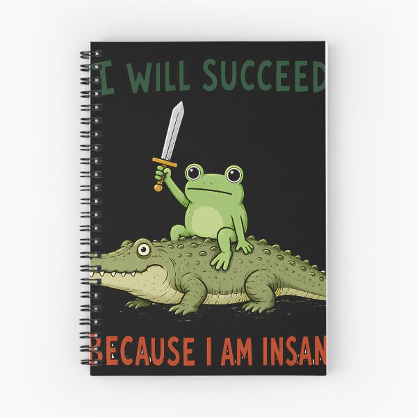 Item preview, I Will Succeed Because I Am Insane designed and sold by zel-ish.