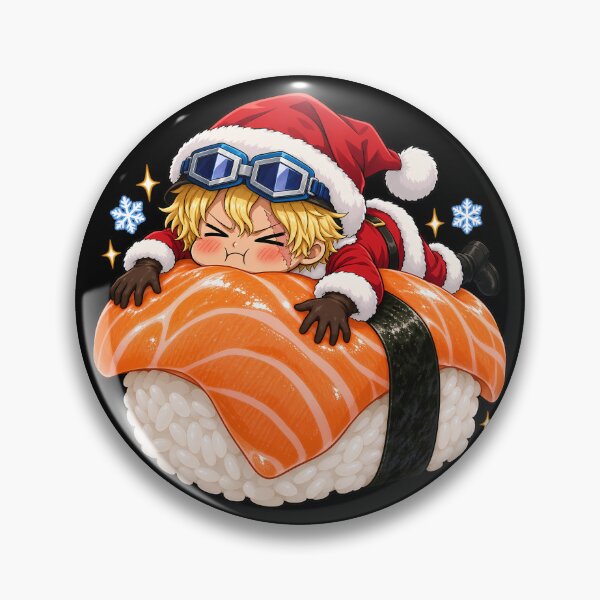 Aperçu de l'œuvre Sushi géant au saumon chibi de Noël Sabo créée et vendue par mildaclairmo.