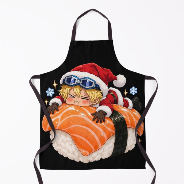 Item preview, Sabo Christmas Chibi Giant Salmon Sushi designed and sold by mildaclairmo.