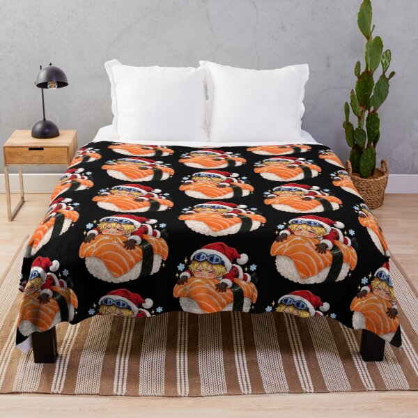 Item preview, Sabo Christmas Chibi Giant Salmon Sushi designed and sold by mildaclairmo.