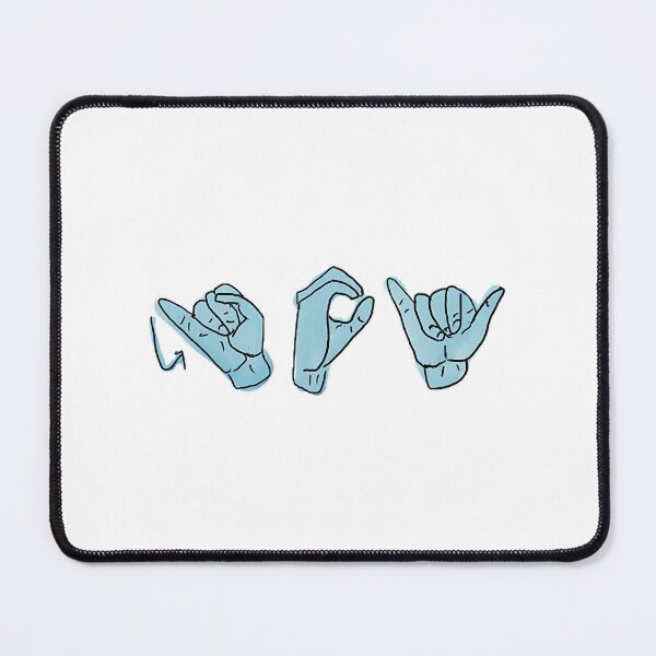 Item preview, Joy Asl In Blue designed and sold by Pricityy.