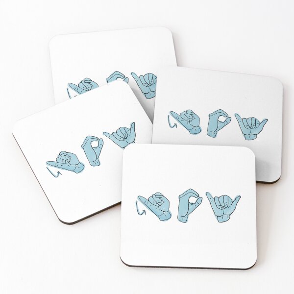 Item preview, Joy Asl In Blue designed and sold by Pricityy.