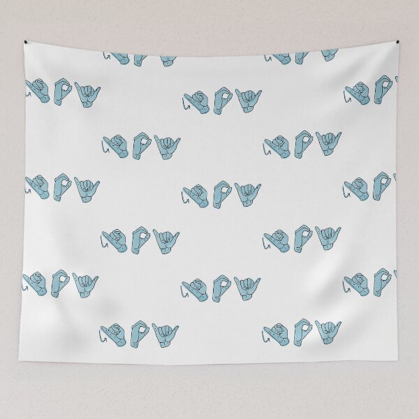 Item preview, Joy Asl In Blue designed and sold by Pricityy.