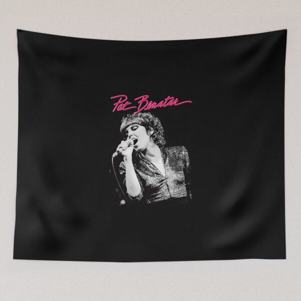 Item preview, Vintage 80s Rock Female Singer Portrait designed and sold by ClausGabriel.