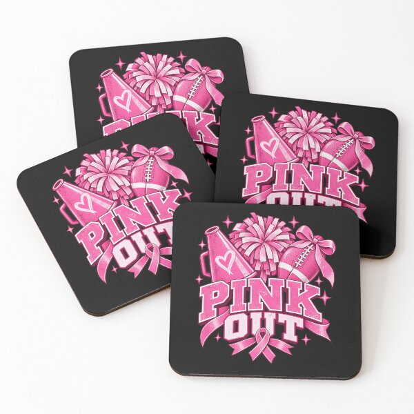 Item preview, Pink Out Cheerleader Football Breast Cancer Awareness Game Day Design designed and sold by SEINENGAPPI8.
