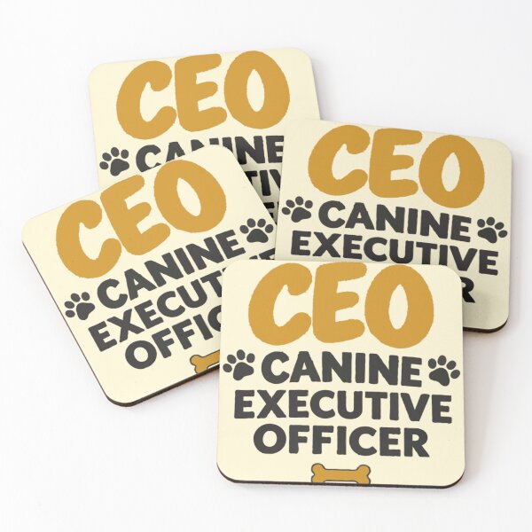 Item preview, CEO Canine Executive Officer – Funny Dog Boss designed and sold by PawsAndPallette .