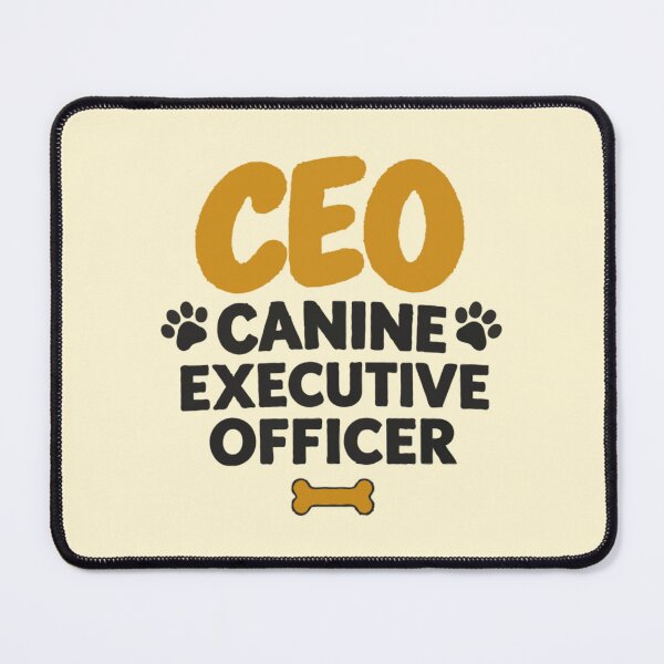 Item preview, CEO Canine Executive Officer – Funny Dog Boss designed and sold by PawsAndPallette .
