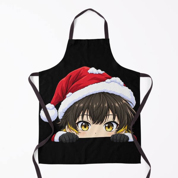 Item preview, Meguru Bachira Blue Lock Christmas Peeking Chibi designed and sold by mildaclairmo.