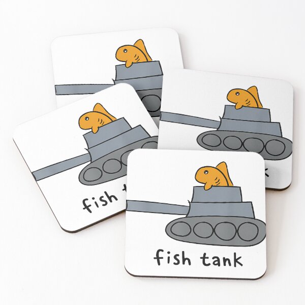 Item preview, Fish Tank Fun Aquarium Military Animal Pun designed and sold by zel-ish.