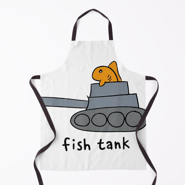 Item preview, Fish Tank Fun Aquarium Military Animal Pun designed and sold by zel-ish.