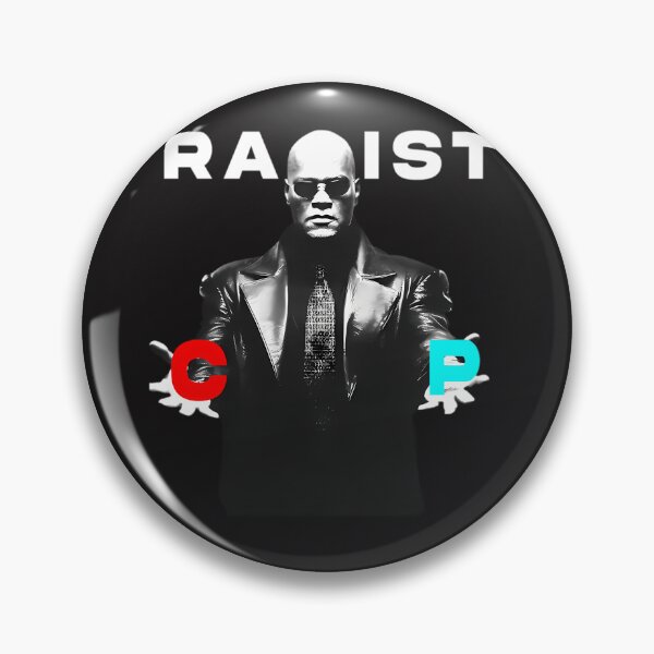 Item preview, RACIST Red Or Blue PILL Morpheus Meme designed and sold by zel-ish.