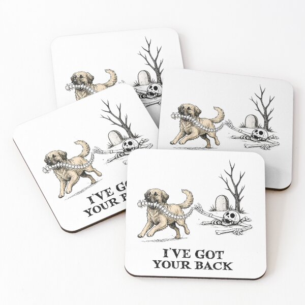 Item preview, I've Got Your Back Funny Skeleton Dog Halloween Dog Lover designed and sold by AnsadoWinu.