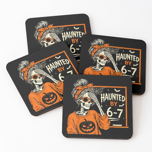 Item preview, Funny Teacher Halloween Skeleton Haunted by 6-7 Six Seven designed and sold by LizzyKeiko.
