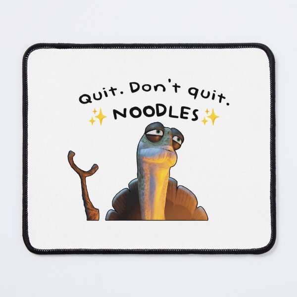 Item preview, Kung Fu Panda Oogway Quote Quit. Don'T Quit. Noodles. designed and sold by FortyTwoCustomm.
