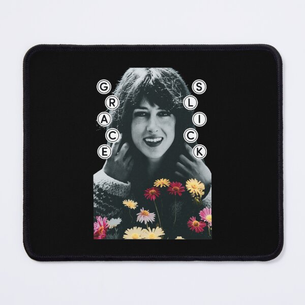 Item preview, Grace Slick Vintage Floral Portrait designed and sold by CECILDATTILA.