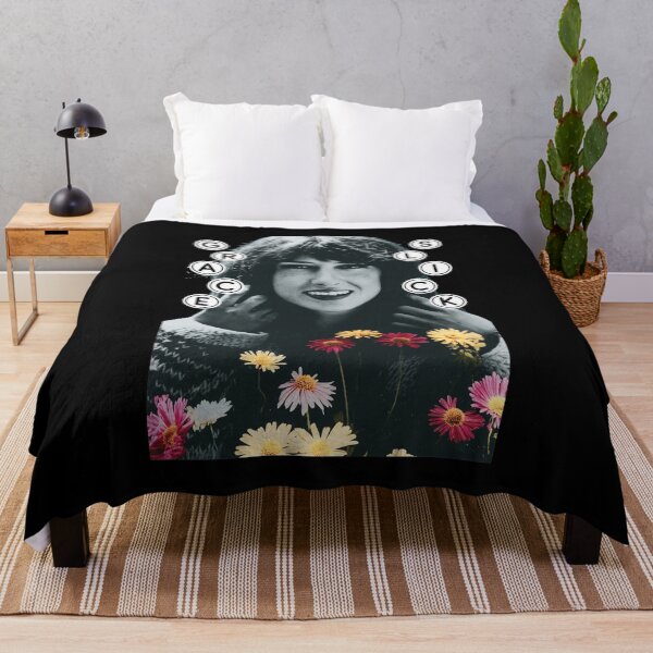 Item preview, Grace Slick Vintage Floral Portrait designed and sold by CECILDATTILA.