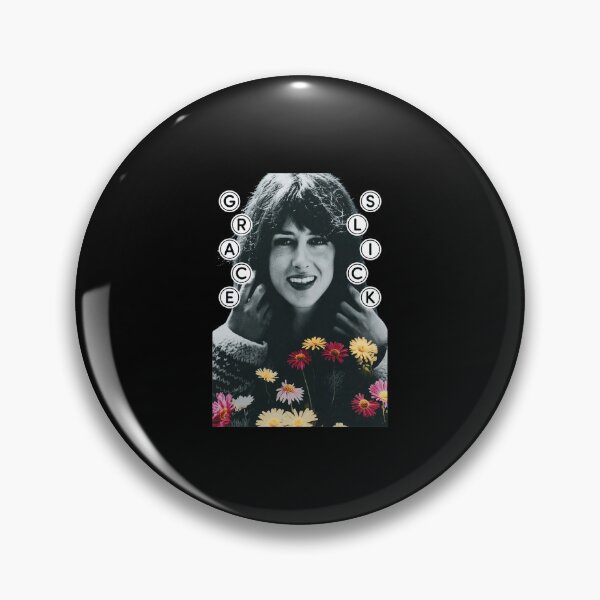Item preview, Grace Slick Vintage Floral Portrait designed and sold by CECILDATTILA.