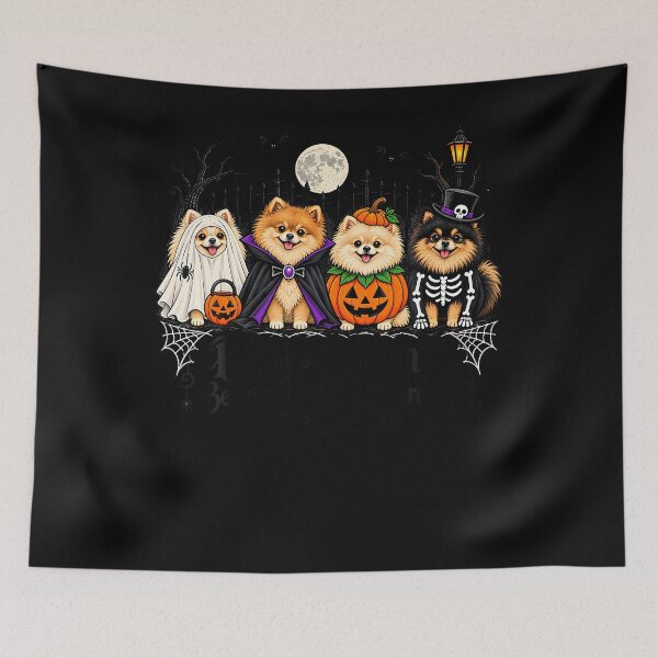 Item preview, Pomeranians Because People Are Creepy Halloween Dogs designed and sold by PAROSSA.