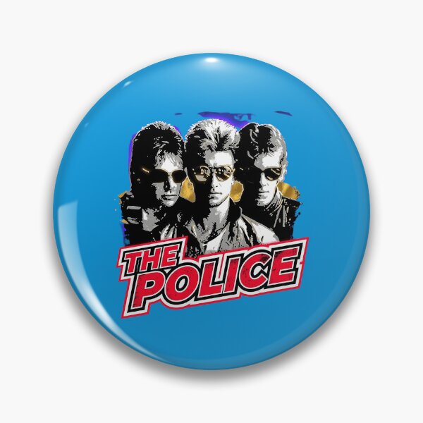 Item preview, The Police Classic Band Portrait Logo Design designed and sold by ThompsonTee.