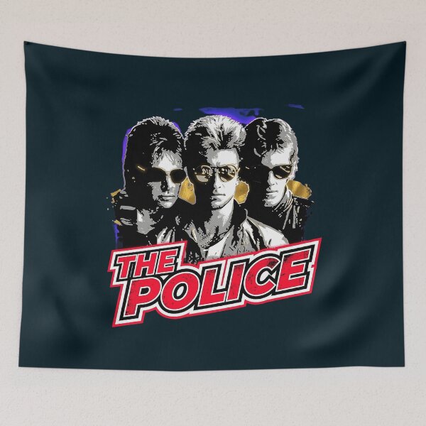 Item preview, The Police Classic Band Portrait Logo Design designed and sold by ThompsonTee.