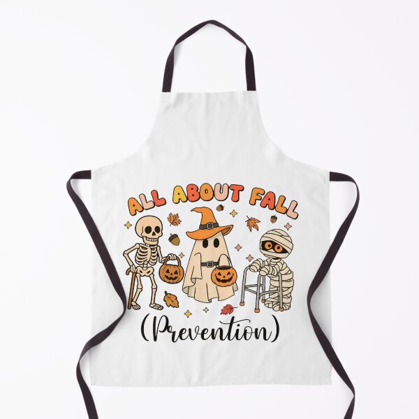 Item preview, All About Fall Prevention Skeleton Ghost Mummy Retro designed and sold by SoyLamderma.