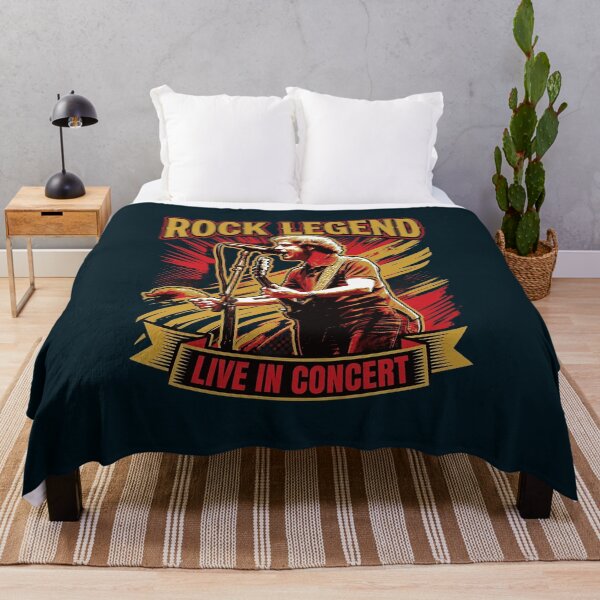 Artikelvorschau, Rocklegende live im Konzert – Gitarrendesign entworfen und verkauft von ThompsonTee.