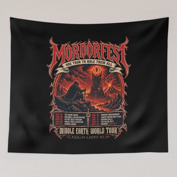 Item preview, Mordorfest Concert Poster designed and sold by Emilykerryart.