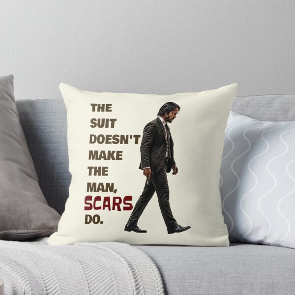 Item preview, The Suit Doesn't Make The Man Scars Do Motivational Quotes designed and sold by Vicky021.
