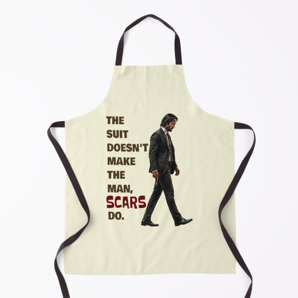 Item preview, The Suit Doesn't Make The Man Scars Do Motivational Quotes designed and sold by Vicky021.
