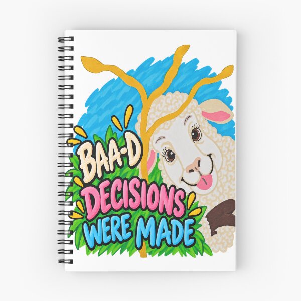 Item preview, Baa-d Decisions Were Made – Funny Chronic Illness Sheep designed and sold by newsuept25.art.
