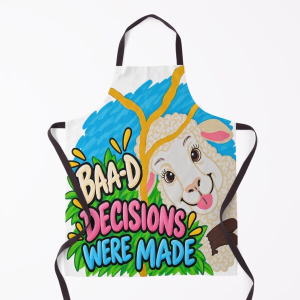 Item preview, Baa-d Decisions Were Made – Funny Chronic Illness Sheep designed and sold by newsuept25.art.