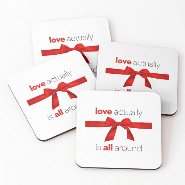 Item preview, Love Actually Is All Around - Movie Quote designed and sold by FortyTwoCustomm.
