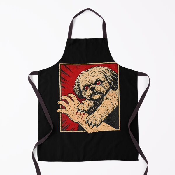 Item preview, Shih Tzu Halloween Scratch Horror Vintage Spooky Dog Lover designed and sold by Mataamolmawalo.