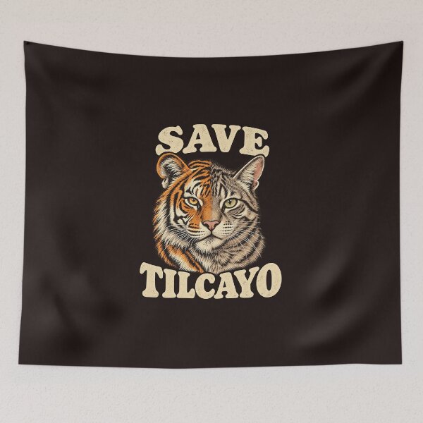 Item preview, Save Tilcayo Tiger And Cat Hybrid Vintage Graphic designed and sold by YAWO-PAE.
