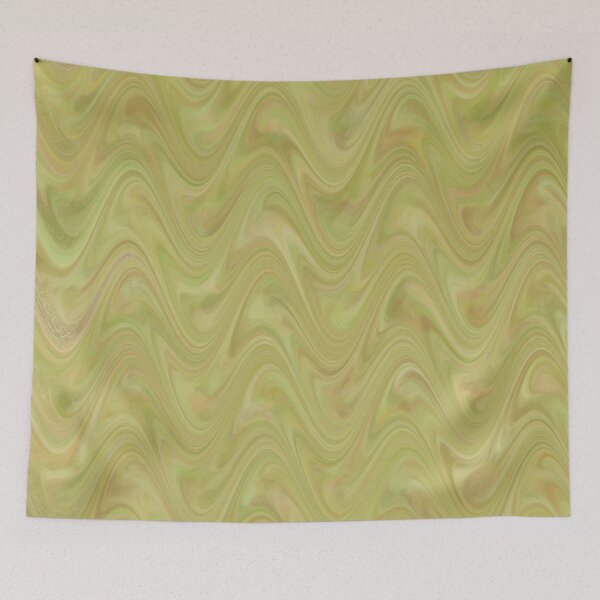 Item preview, Marbling Abstract Green Taupe designed and sold by ArtbyDebbieC.