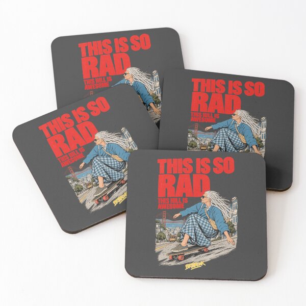Item preview, This Is So Rad This Hill Is Awesome - Funny SF Skate Art designed and sold by BRTHRCNK01.