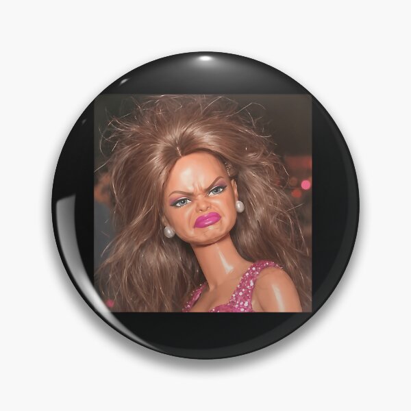 Item preview, Funny Messy Hair Disgusted Doll Face Meme designed and sold by zel-ish.