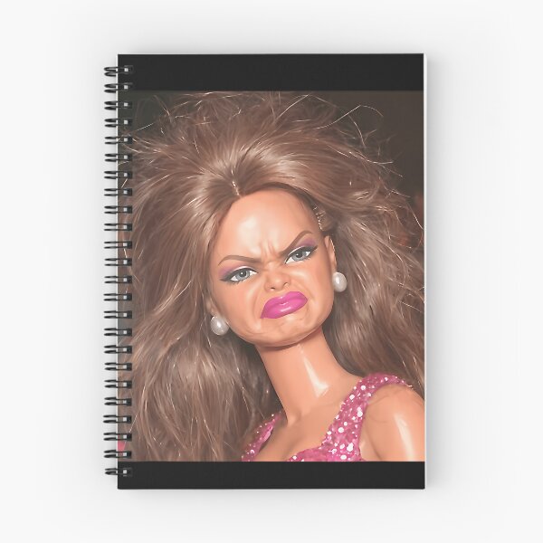 Item preview, Funny Messy Hair Disgusted Doll Face Meme designed and sold by zel-ish.