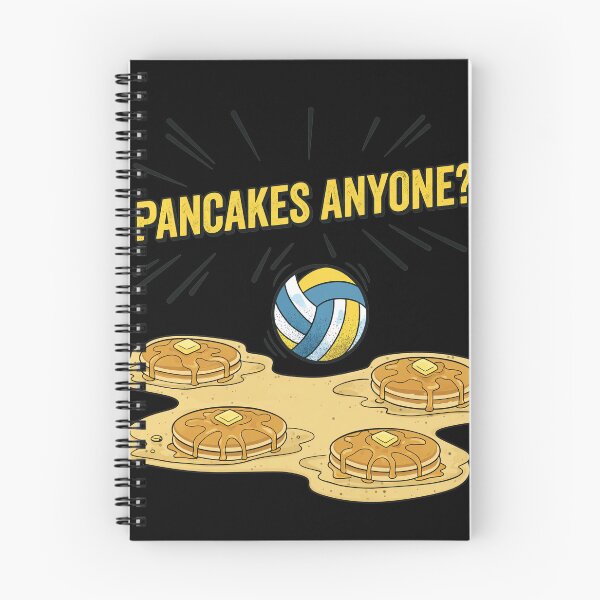 Item preview, Pancakes Anyone Volleyball Design designed and sold by CECILDATTILA.