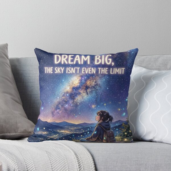 Item preview, Dream Big Sky Is Not Limit Quote designed and sold by JonelleTshirts.
