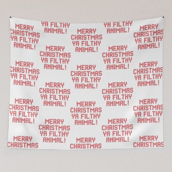 Item preview, Merry Xmas Ya Filthy Animal designed and sold by FortyTwoCustomm.