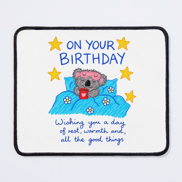 Item preview, Wishing You Rest, Warmth & All the Good Things – Koala Birthday designed and sold by newsuept25.art.