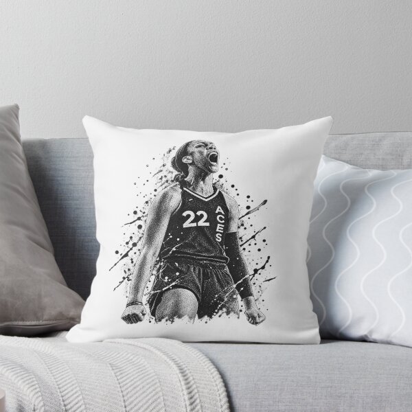 Item preview, A'ja Wilson Las Vegas Aces Roaring Celebration Bleached Graphic designed and sold by YAWO-PAE.