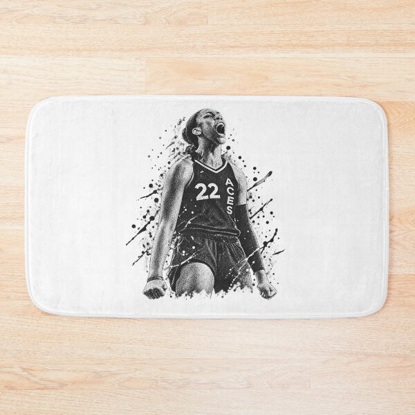 Item preview, A'ja Wilson Las Vegas Aces Roaring Celebration Bleached Graphic designed and sold by YAWO-PAE.