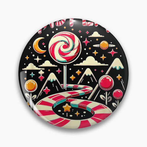 Item preview, Xmas Candy Land Rainbow Trail Candy Cane Merry Christmas  designed and sold by GalenoHenley.